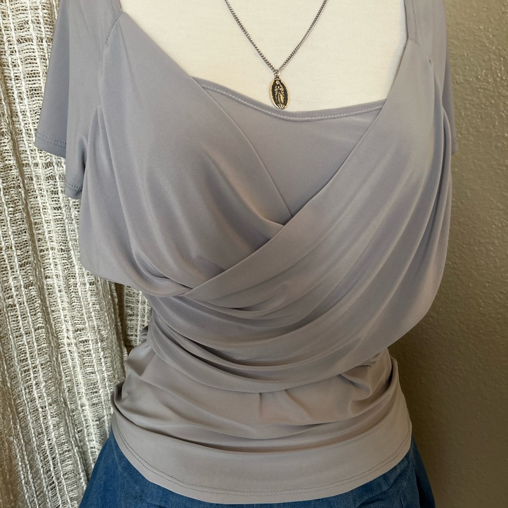 Simlu Grey Top - Picture 3 of 4